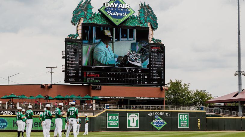 A rendering of the new Day Air Ballpark main board, courtesy of the Dayton Dragons