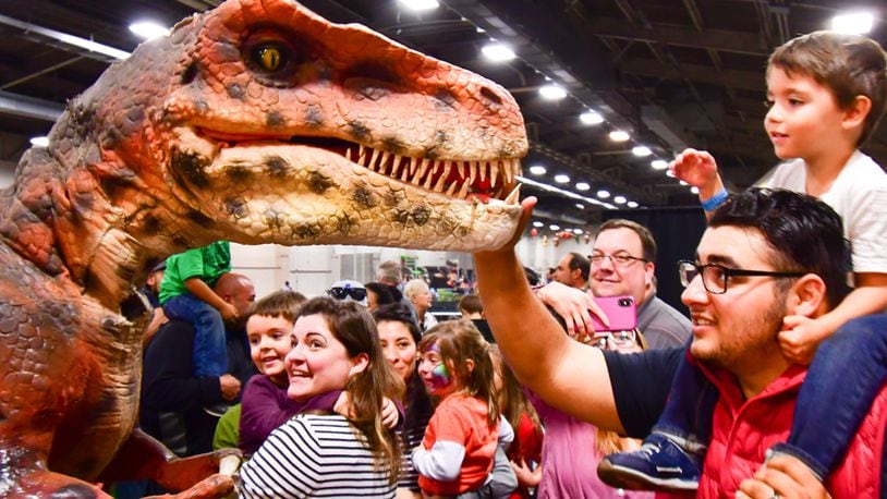 Jurassic Quest will be presented Feb. 25-27 at the Dayton Convention Center. CONTRIBUTED