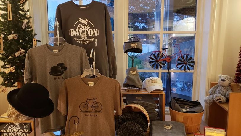 The Museum Store at Carillon Park offers a variety of Wright Brothers and Dayton History merchandise. CONTRIBUTED