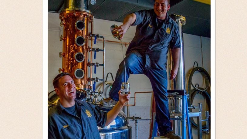 Michael and Murphy LaSelle, founders of Belle of Dayton distillery. Submitted photo by Tom Gilliam