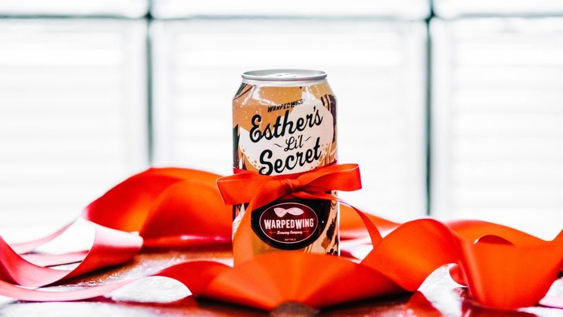 Warped Wing Brewing Company and Esther Price Candies are celebrating the return of their “secret” collaboration beer with an old-fashioned beer party slated Thursday, Nov. 3 (CONTRIBUTED PHOTO).