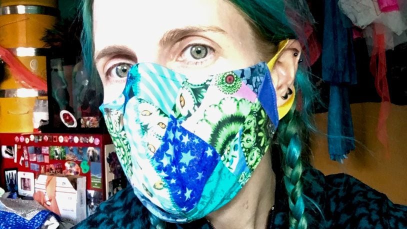 Amy Kollar Anderson has been making usable masks since the  beginning of the pandemic.  CONTRIBUTED