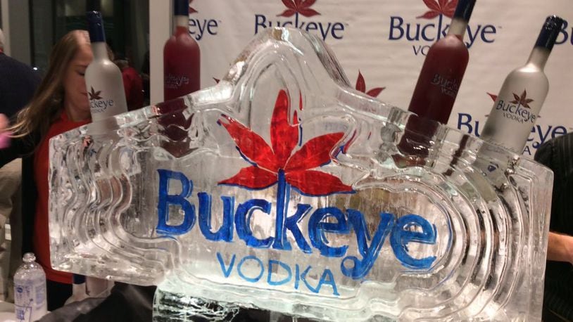 The Sneak Peek to Winter Restaurant Week is presented by Buckeye Vodka, which set up this display at a previous Sneak Peek event. MARK FISHER/STAFF