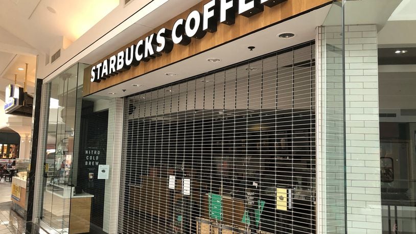 Starbucks has shut down its location inside the Mall at Fairfield Commons, according to an employee of the remaining Starbucks drive-through that operates on the mall's perimeter. MARK FISHER/STAFF