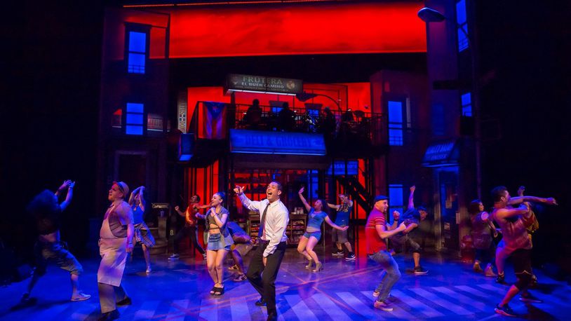 Lin-Manuel Miranda’s 2008 Tony Award-winning musical “In the Heights,” a love letter to New York City’s Washington Heights neighborhood, continues through Feb. 17 at Cincinnati Playhouse in the Park. CONTRIBUTED/MIKKI SCHAFFNER