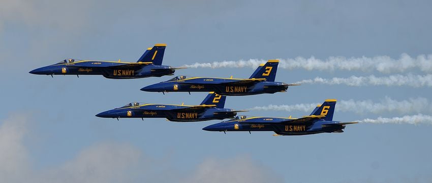 U.S. Navy Blue Angels team