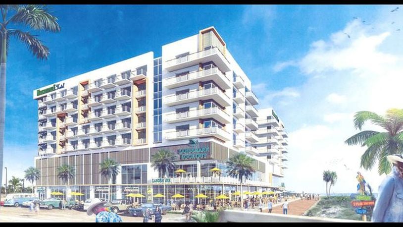 Plans for a Jimmy Buffett "Margaritaville" themed hotel for Jacksonville Beach, Florida. (Photo: ActionNewsJax.com)
