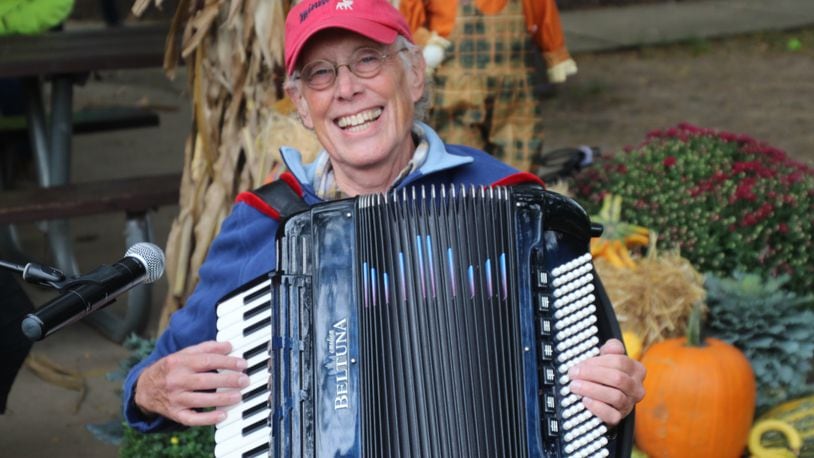 Charlie Campbell is a Dayton booster and an avid accordianist. CONTRIBUTED