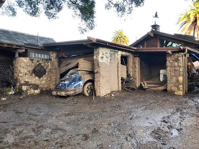 Photos: Mudslides bury California homes