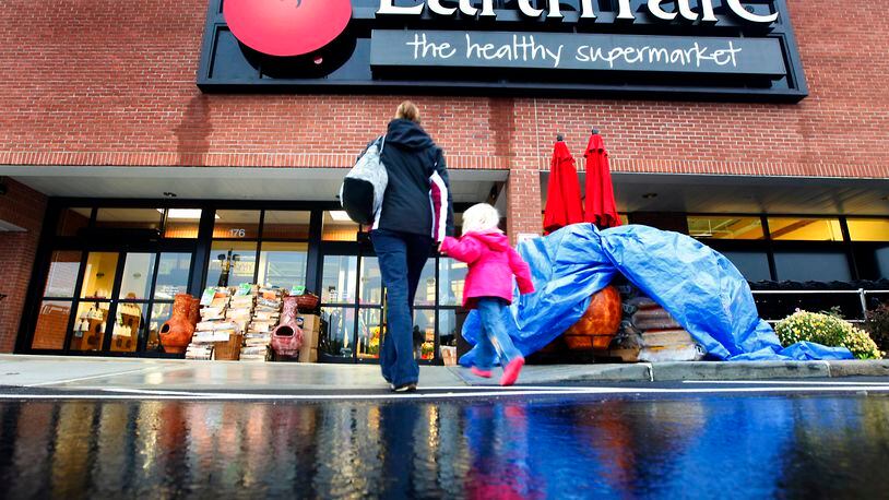 Earth Fare, the healthy supermarket, opened in 2011 at Cross Pointe Centre in Centerville. The store sold local and organic products, and adheres to a strict food philosophy. Staff Photo by Jim Witmer