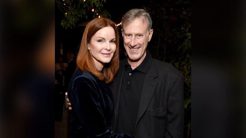 Marcia Cross (L) and Tom Mahoney attend the 2017 Gersh Emmy Party presented by Tequila Don Julio 1942 on September 15, 2017 in Los Angeles, California.