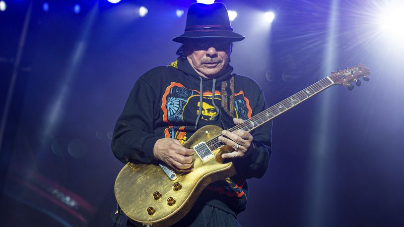 Carlos Santana will perform June 27 at The Rose Music Center at The Heights. (Photo by Amy Harris/Invision/AP, File)