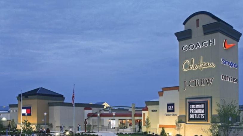 Owners of the Cincinnati Premium Outlets mall in Monroe recently announced the addition of Forever 21 Outlet and the expansion of Adidas. The outlet mall, which is visible from Interstate 75, is located near the border of Butler and Warren counties. STAFF FILE PHOTO